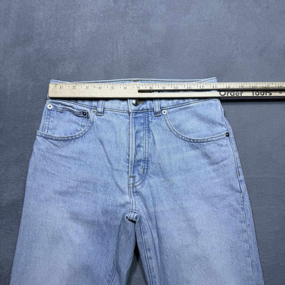 Madewell Jeans Womens 24x33 The Dean Easy Straight Jean ButtonFly Light Wash USA - Picture 9 of 10